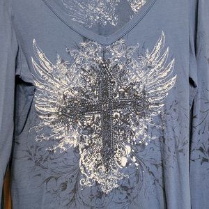 Rocker Type shirt! With Bling !